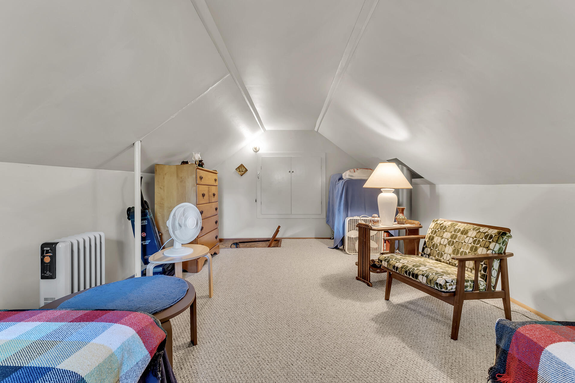 26975 Idyllwild Road Idyllwild, CA 92549 - Photo 40 of 65 a bedroom with furniture and a wooden floor