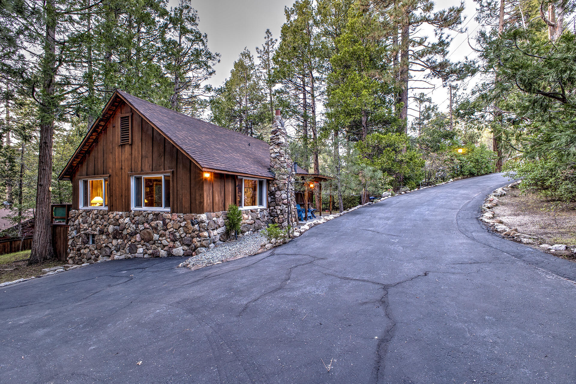 26975 Idyllwild Road Idyllwild, CA 92549 - Photo 61 of 65 a front view of a house with garden