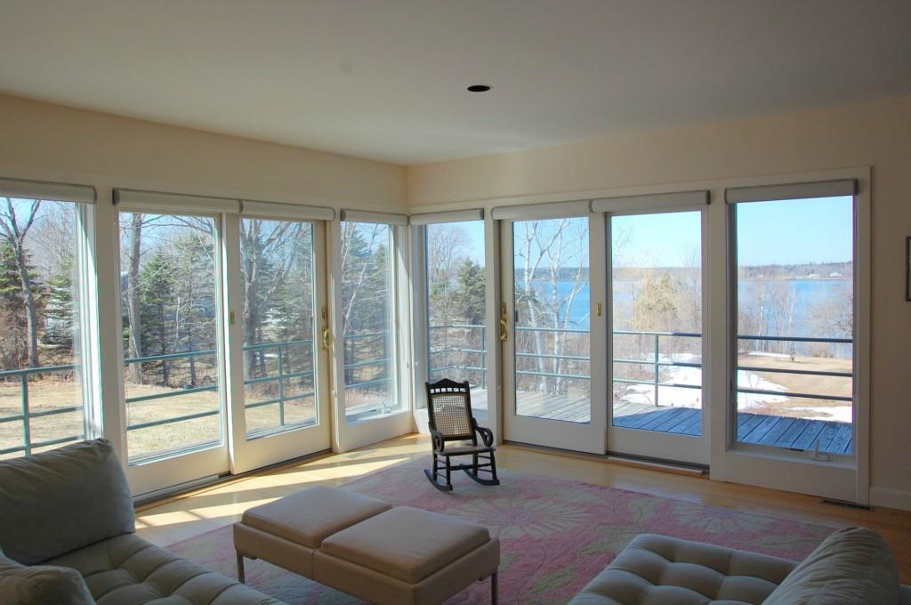 19 Tower Hill Road Orrs Island, ME 04066 - Photo 5 of 35 Living room designed to let the...