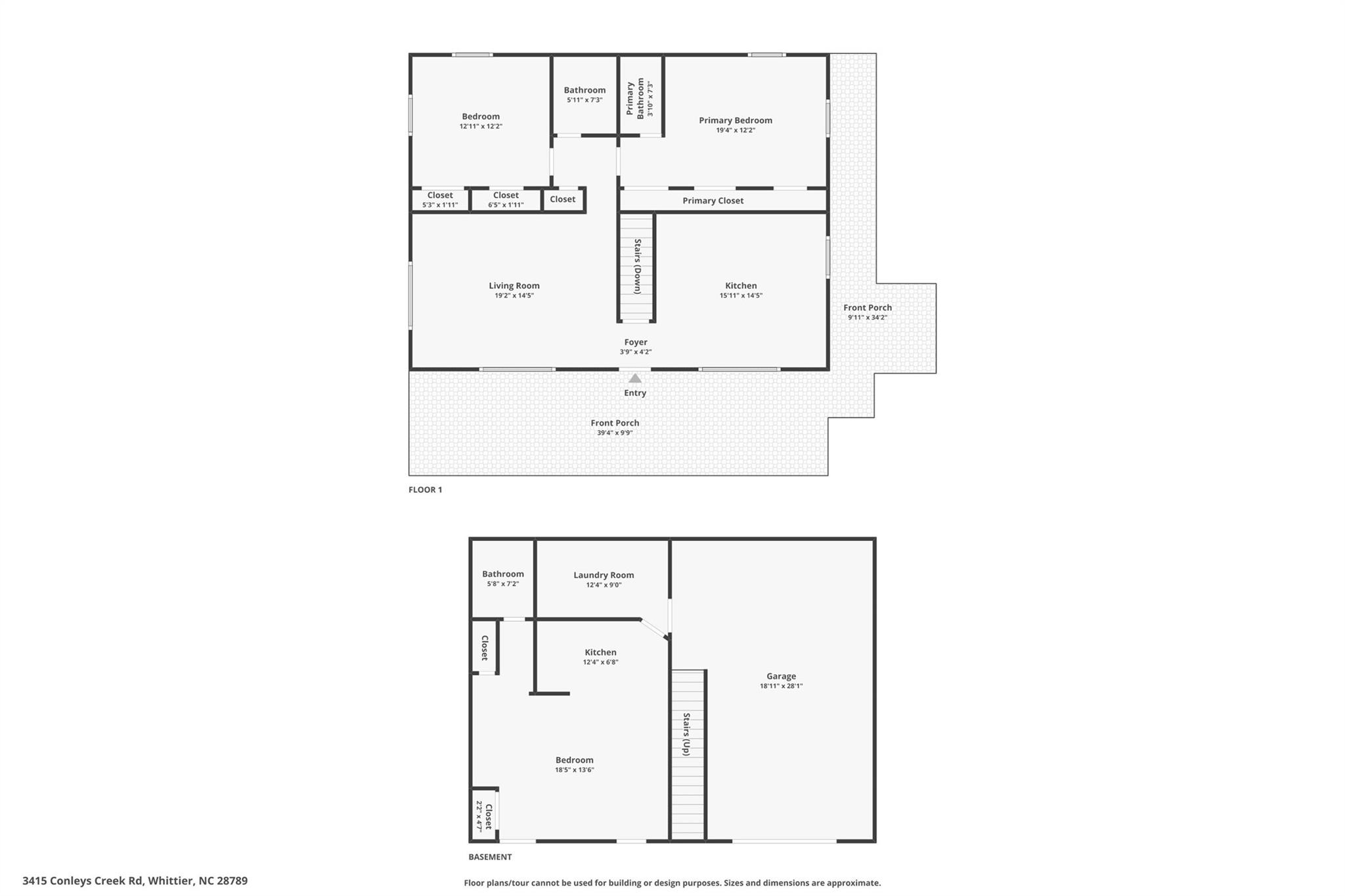 3415 Conleys Creek Road Whittier, NC 28789 - Photo 27 of 27 a picture of floor plan