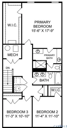 $498,830 | 3618 Daisy Field Walk, Unit B, Henrico, VA 23233