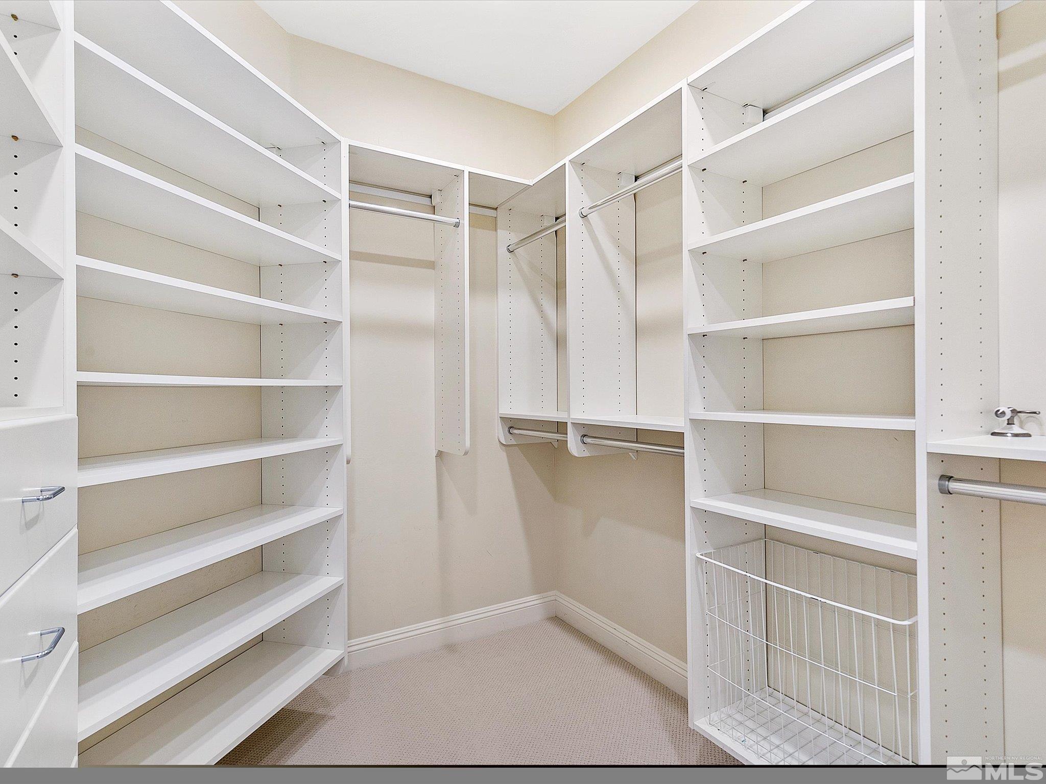 100 Sawbuck Road Reno, NV 89519 - Photo 25 of 40 a view of walk in closet with empty racks