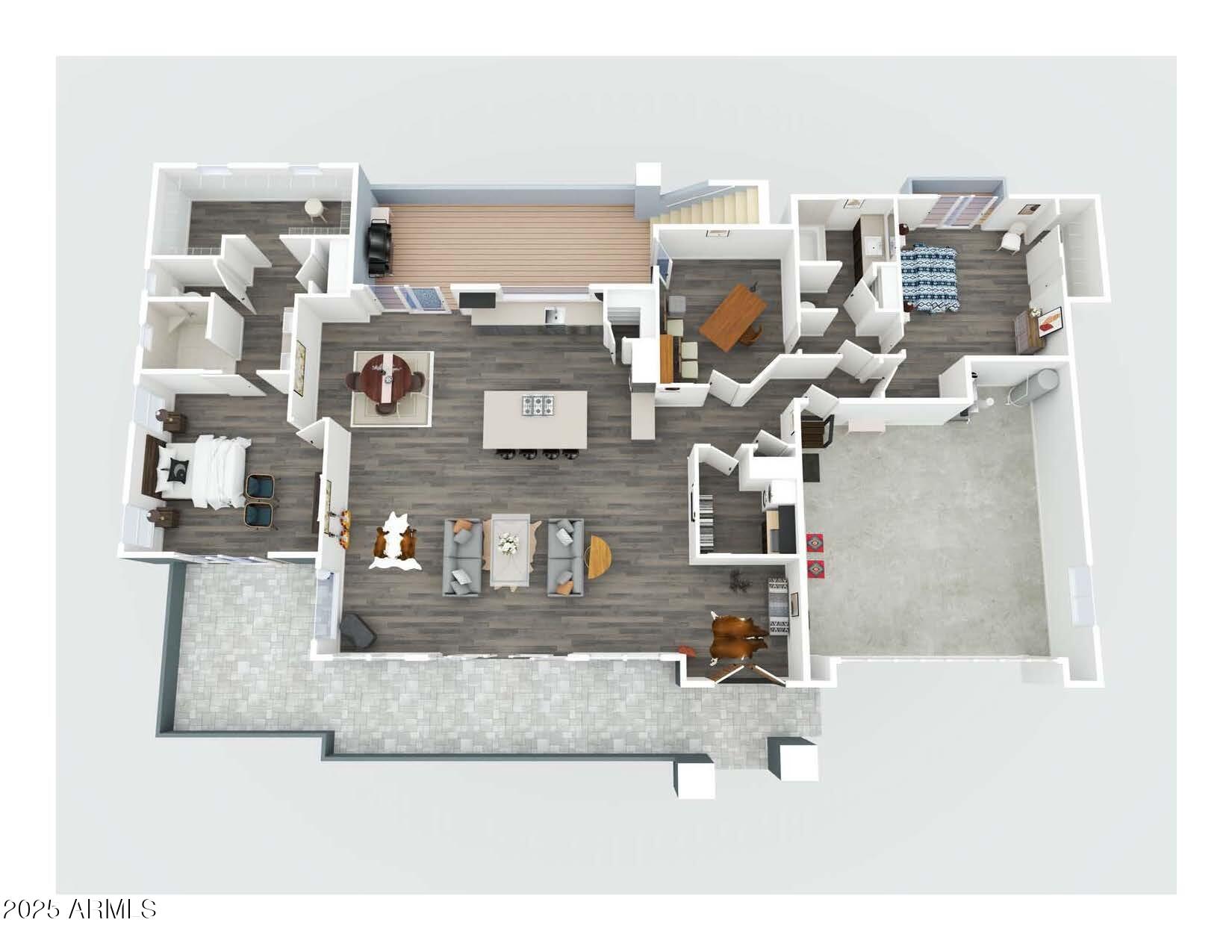 590 Rhapsody Road Sedona, AZ 86336 - Photo 46 of 46 Floor Plan 3D