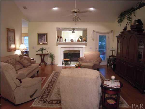625 Copper Ridge Drive Cantonment, FL 32533 - Photo 4 of 17 Great Room with Fireplace