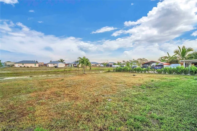 a house view with a garden space