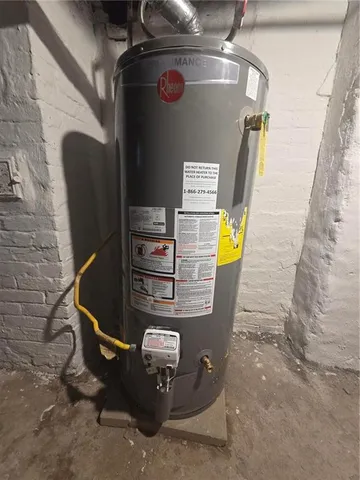 a view of water heater room