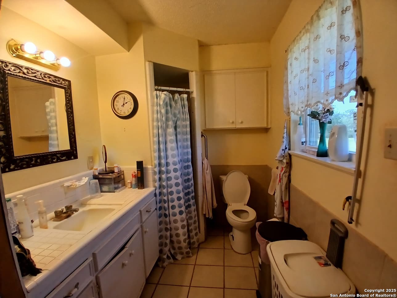 706 Thomaston River Road Cuero, TX 77954 - Photo 36 of 46 a bathroom with a sink mirror vanity and toilet