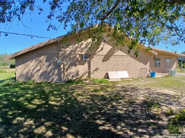 a backyard of a house