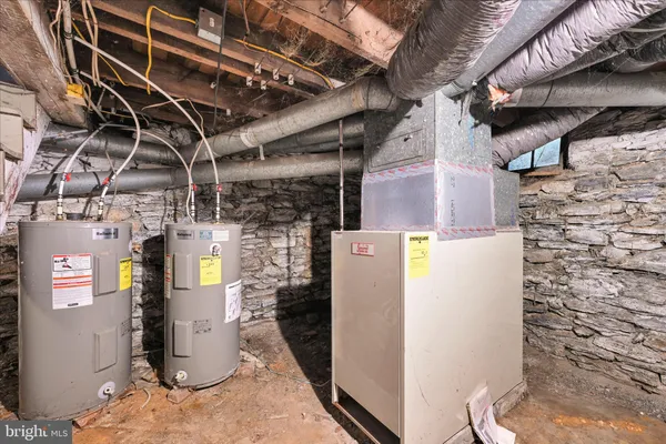 a view of a storage room
