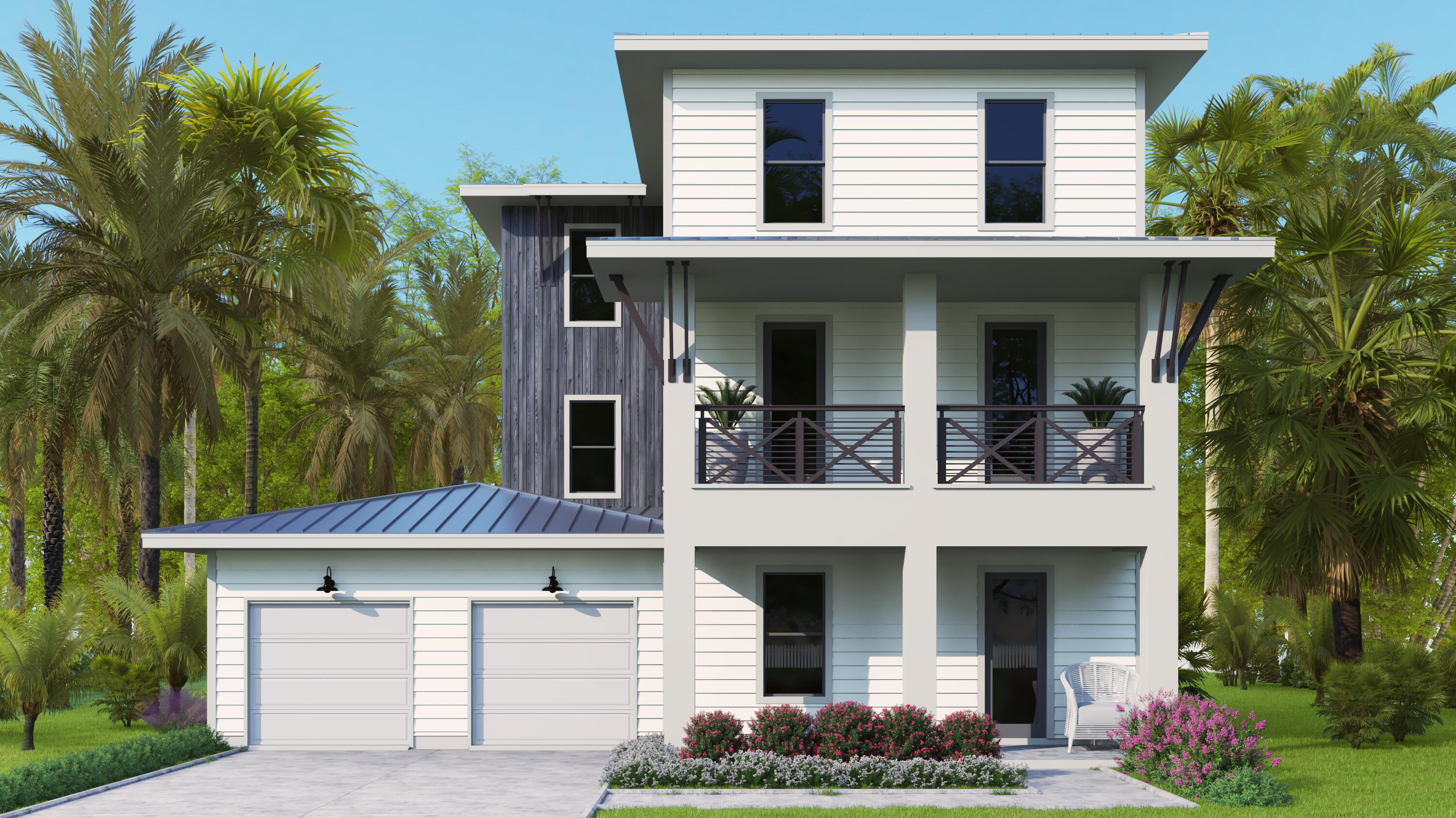 145 Walnut Street Santa Rosa Beach, FL 32459 - Photo 1 of 38 a front view of a house with garden