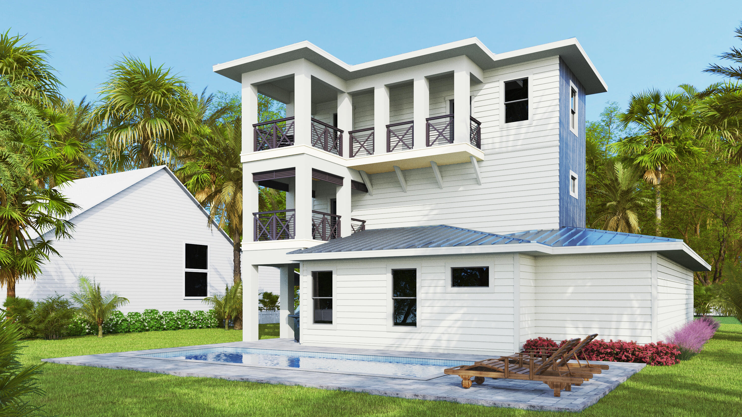 145 Walnut Street Santa Rosa Beach, FL 32459 - Photo 3 of 38 a front view of a house with garden