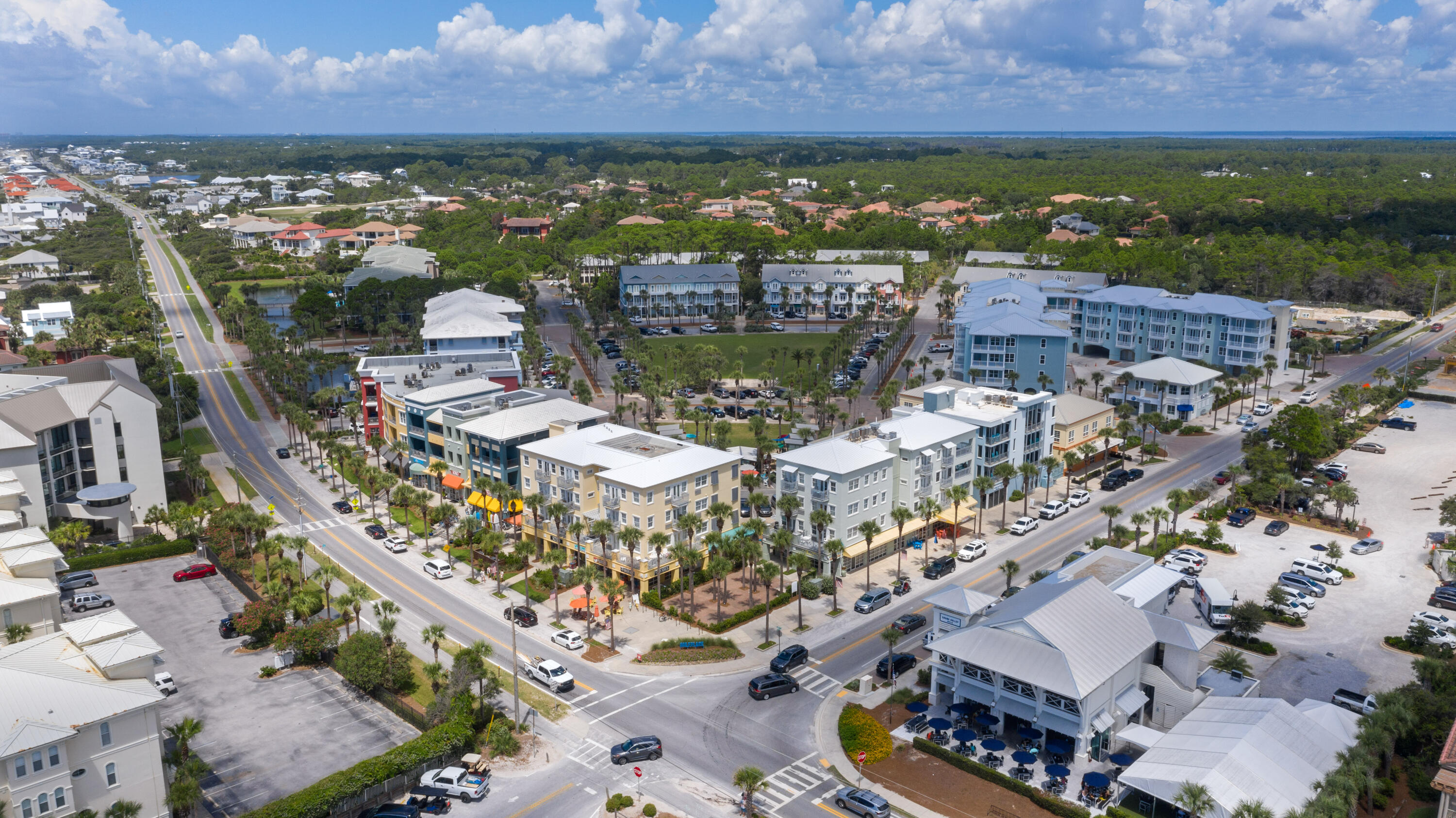 145 Walnut Street Santa Rosa Beach, FL 32459 - Photo 38 of 38 a view of a city with an ocean view