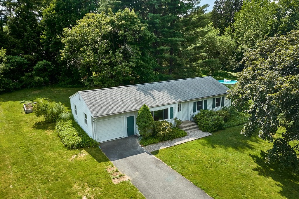 134 Tracy Circle Amherst, MA 01002 - Photo 27 of 37 a aerial view of a house