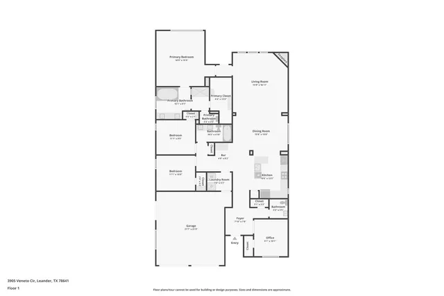 $485,000 | 3905 Veneto Circle, Leander, TX 78641