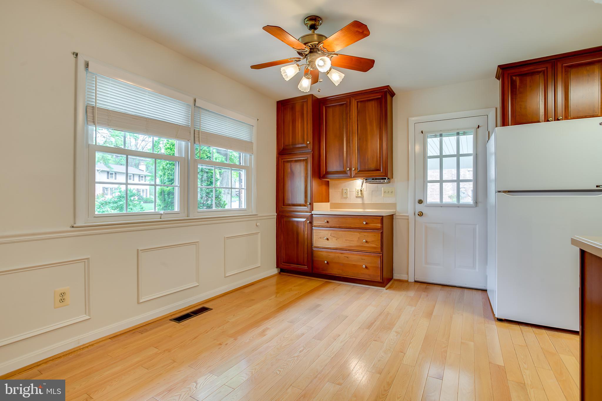 Updated kitchen with custom cabinetry