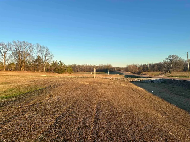 a view of an ocean with a large building