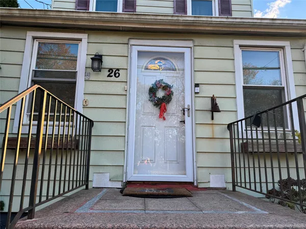 a view of front door