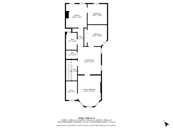 $2,700 | 78 Court House Place, Unit 2, Jersey City, NJ 07306