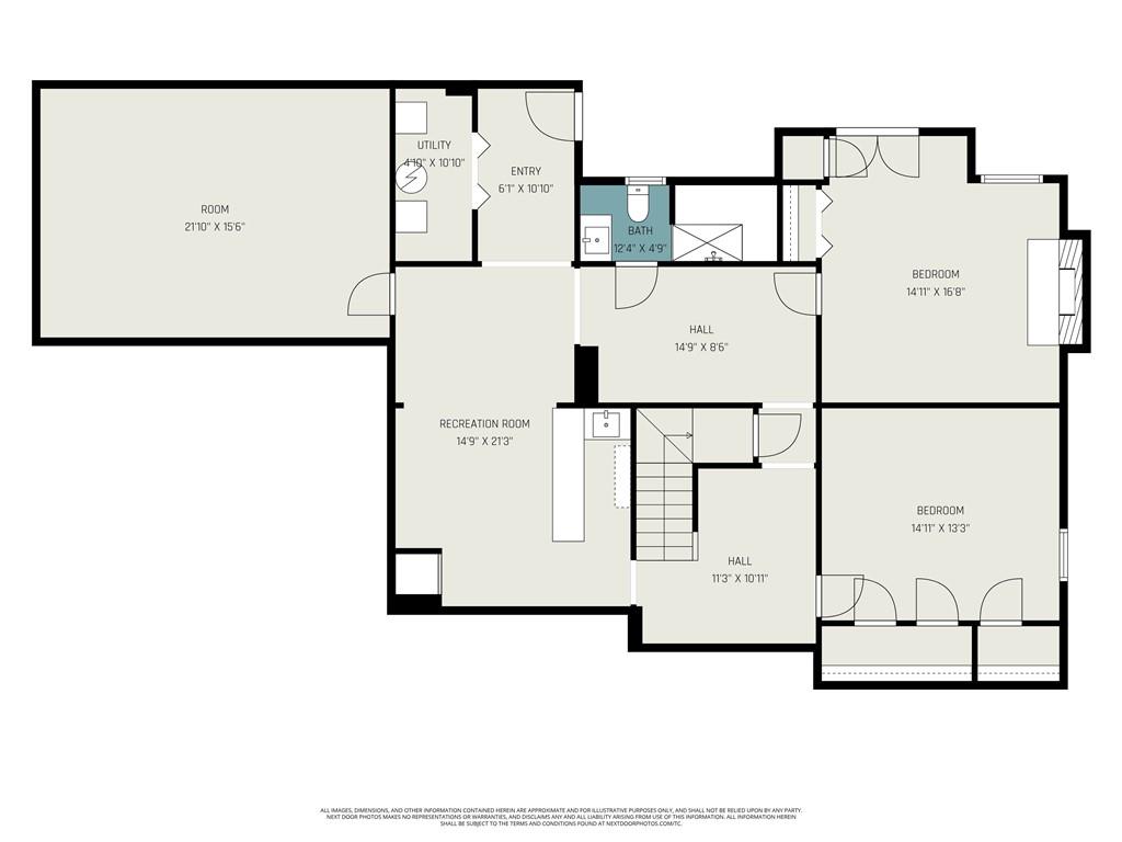 2820 Harwick Drive Atlanta, GA 30350 - Photo 48 of 48 a picture of a room with a white wall and white wall