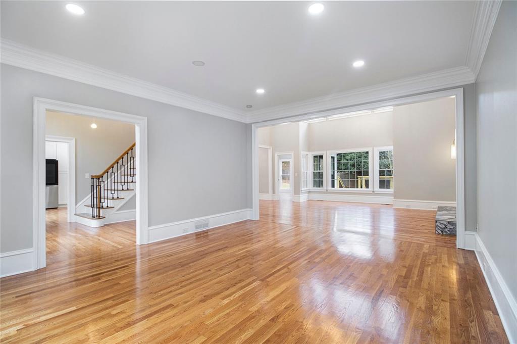 2820 Harwick Drive Atlanta, GA 30350 - Photo 10 of 48 a view of empty room with wooden floor