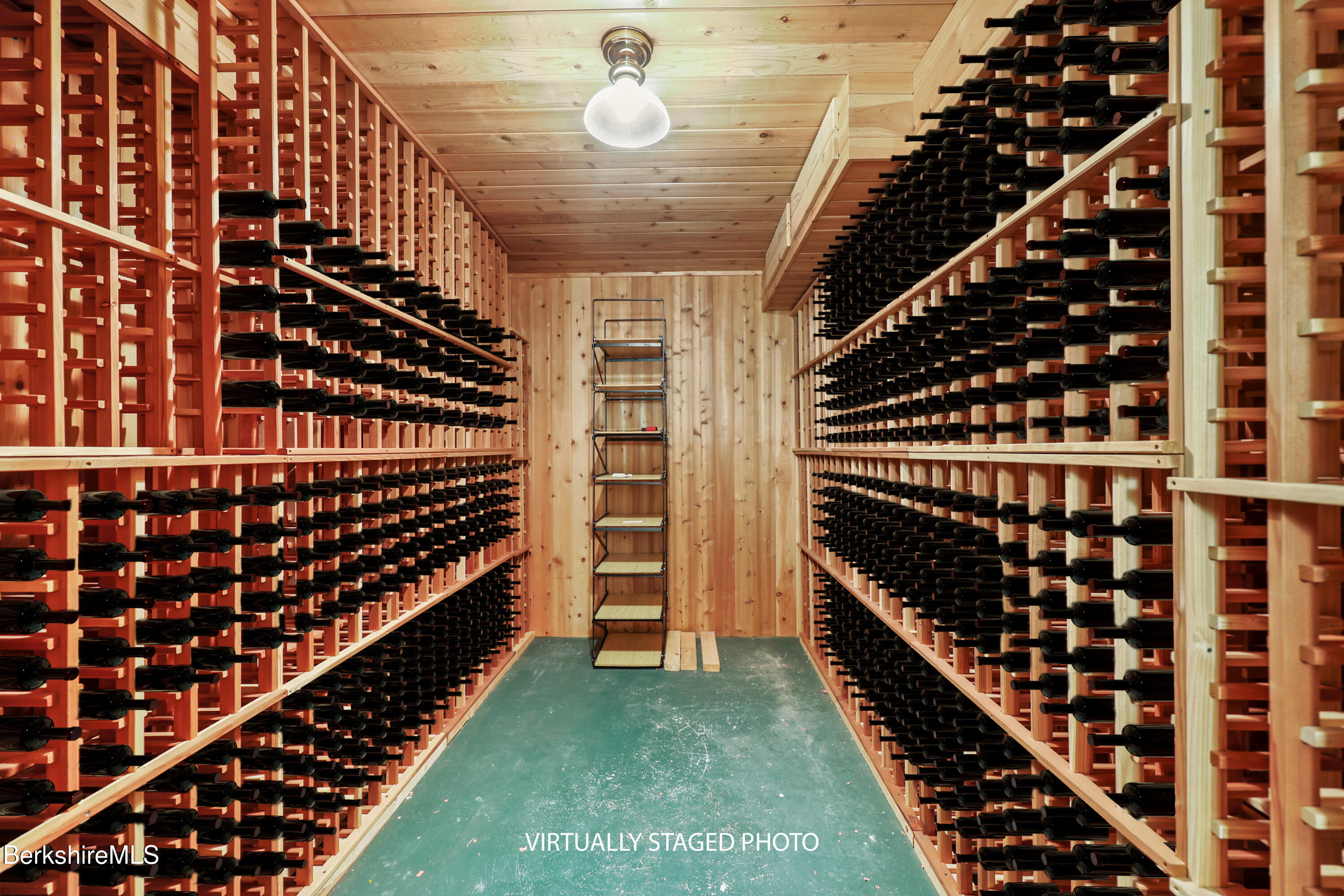 34 Millard Road Egremont, MA 01230 - Photo 78 of 82 VIRTUALLY STAGED Lower Level Wine Cellar