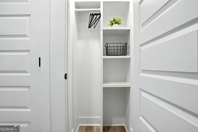 a view of walk in closet