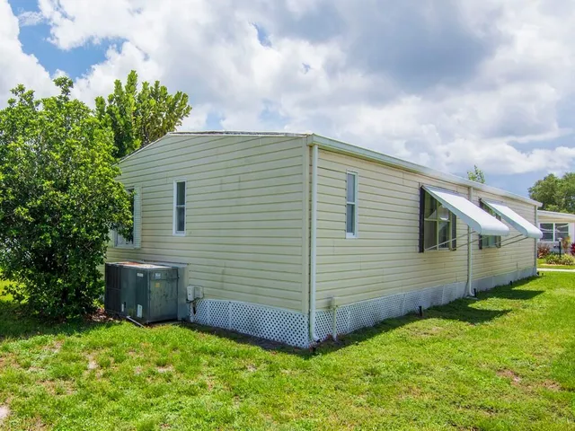 a backyard of a house