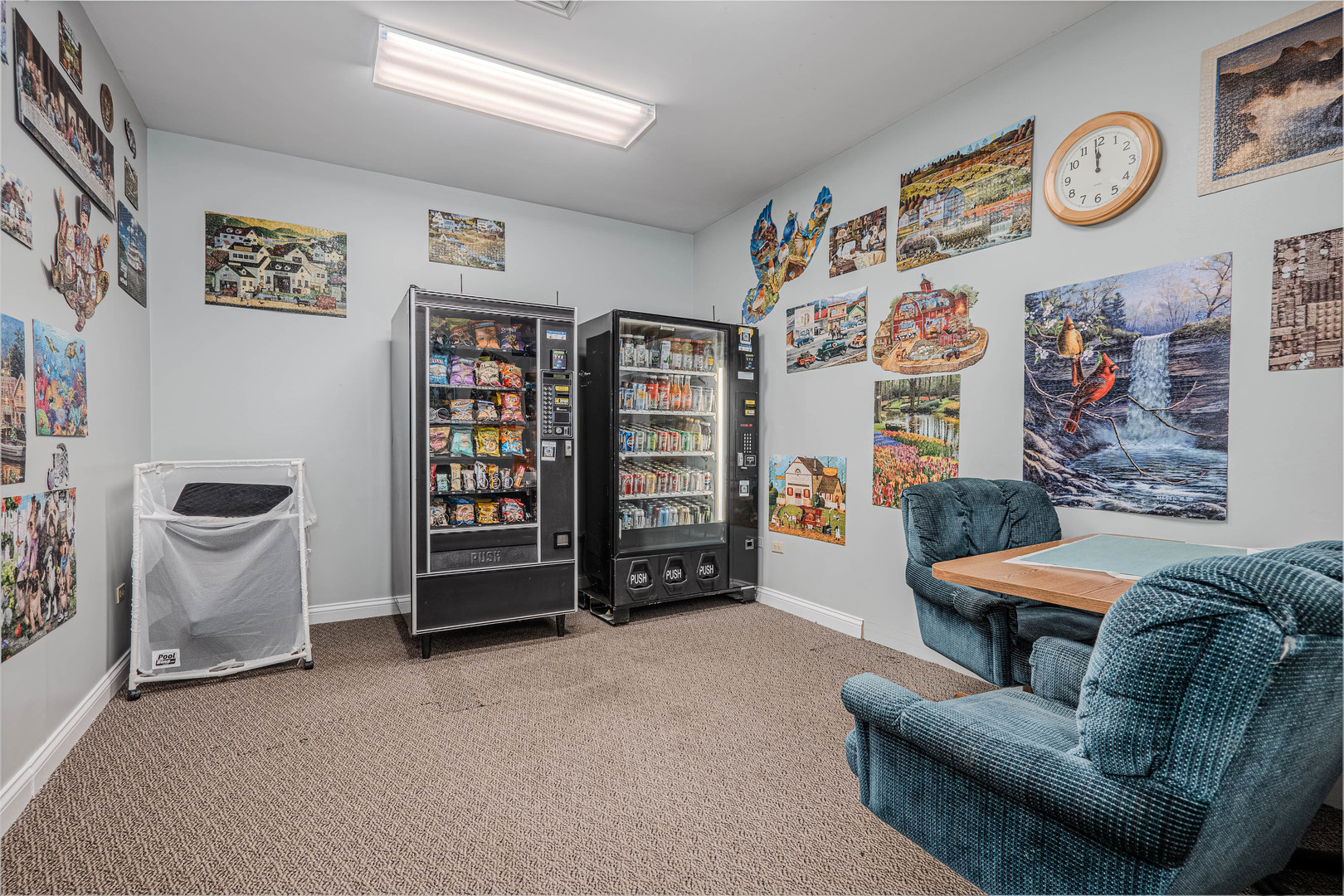 801 North McLean Boulevard, Unit 320 Elgin, IL 60123 - Photo 31 of 38 a living room with furniture and wall painting