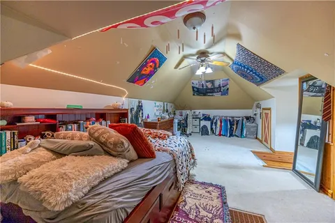 a view of a balcony with furniture