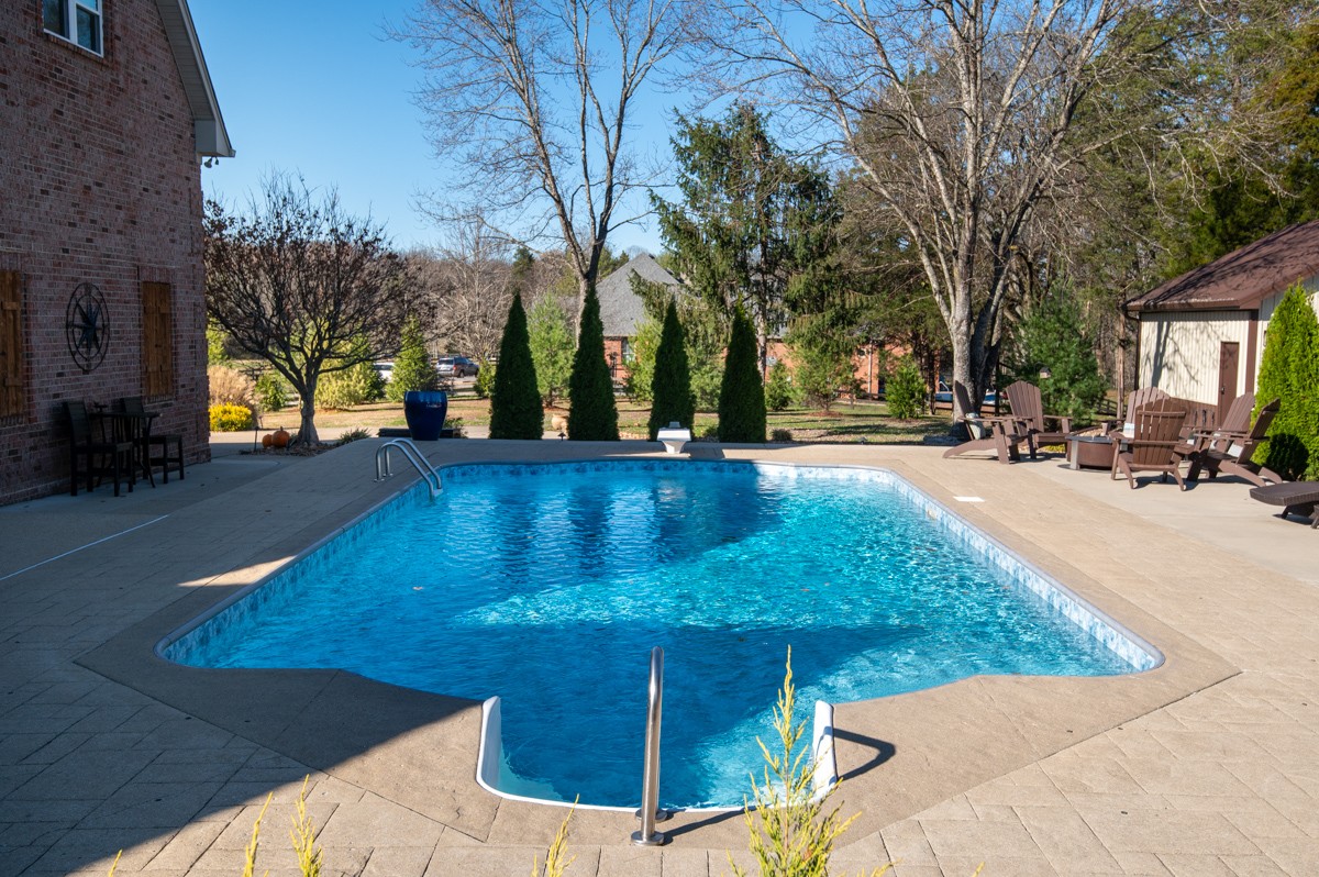 750 Upper Station Camp Creek Road Cottontown, TN 37048 - Photo 58 of 71 a view of a yard with plants and trees
