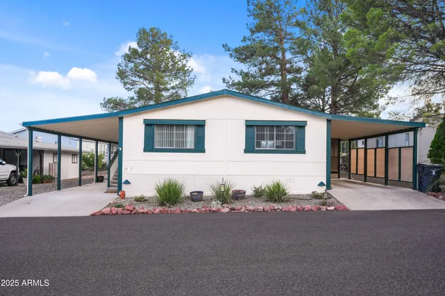 a road view with a outdoor seating
