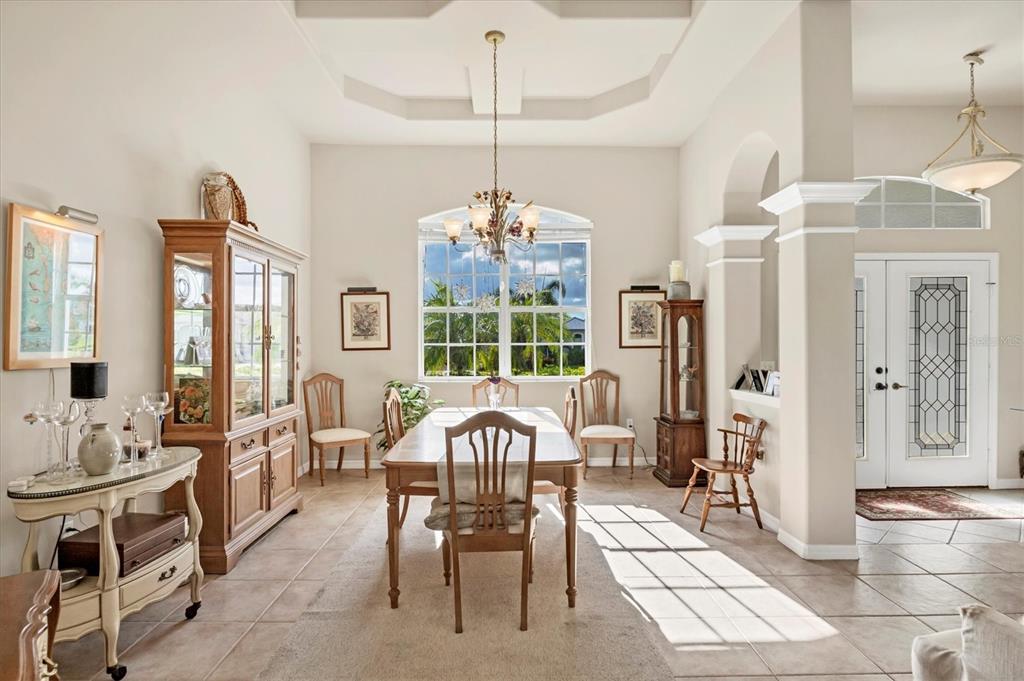 4 Windward Way Placida, FL 33946 - Photo 10 of 39 a view of a dining room with furniture window and outside view