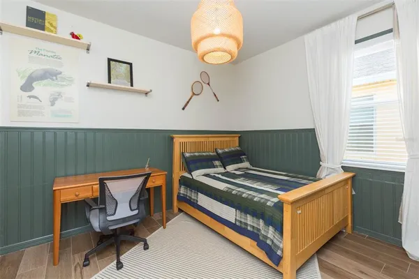 a room with furniture and windows