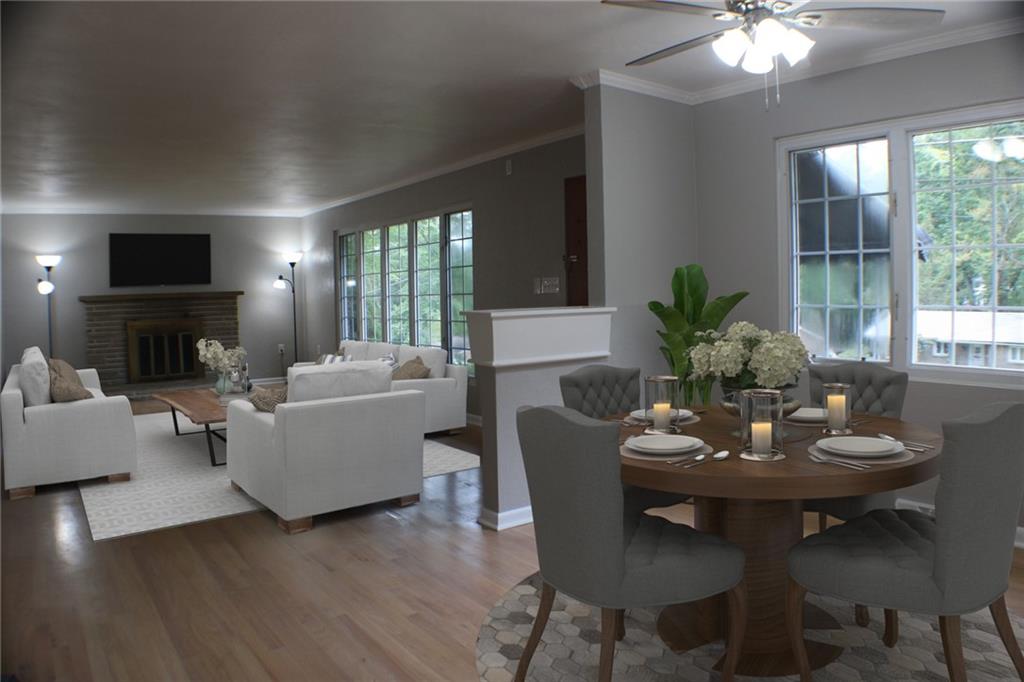 312 Cherokee Drive Butler, PA 16001 - Photo 3 of 40 a view of a dining room with furniture window and outside view