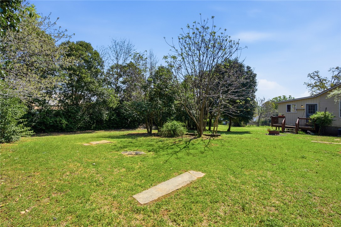 618 Aiken Street Calhoun Falls, SC 29628 - Photo 16 of 21 This spacious yard offers natural landscaping and a delightful outdoor deck for relaxation.