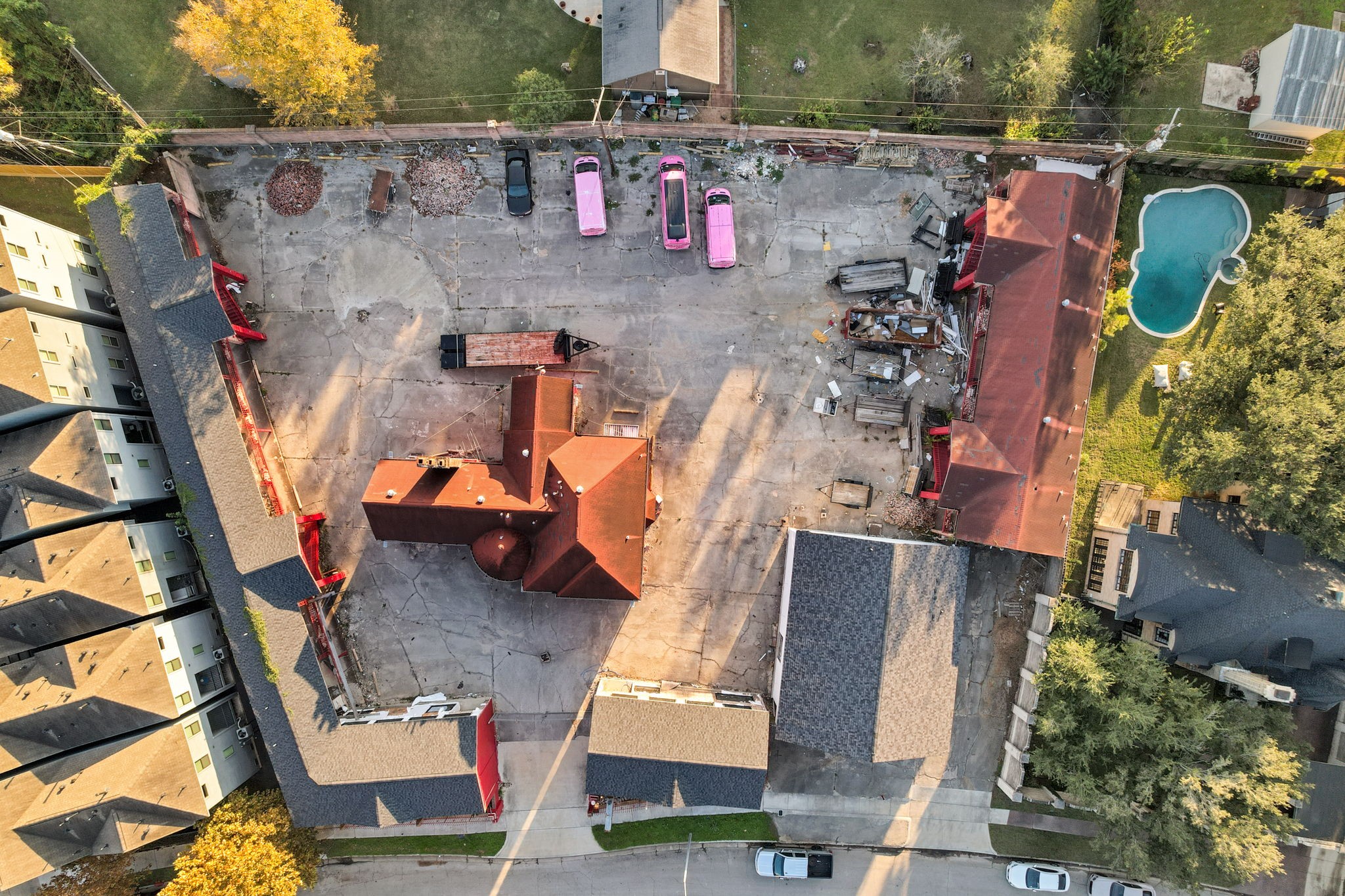 2612 Riverside Drive Houston, TX 77004 - Photo 4 of 7 an aerial view of houses and roads