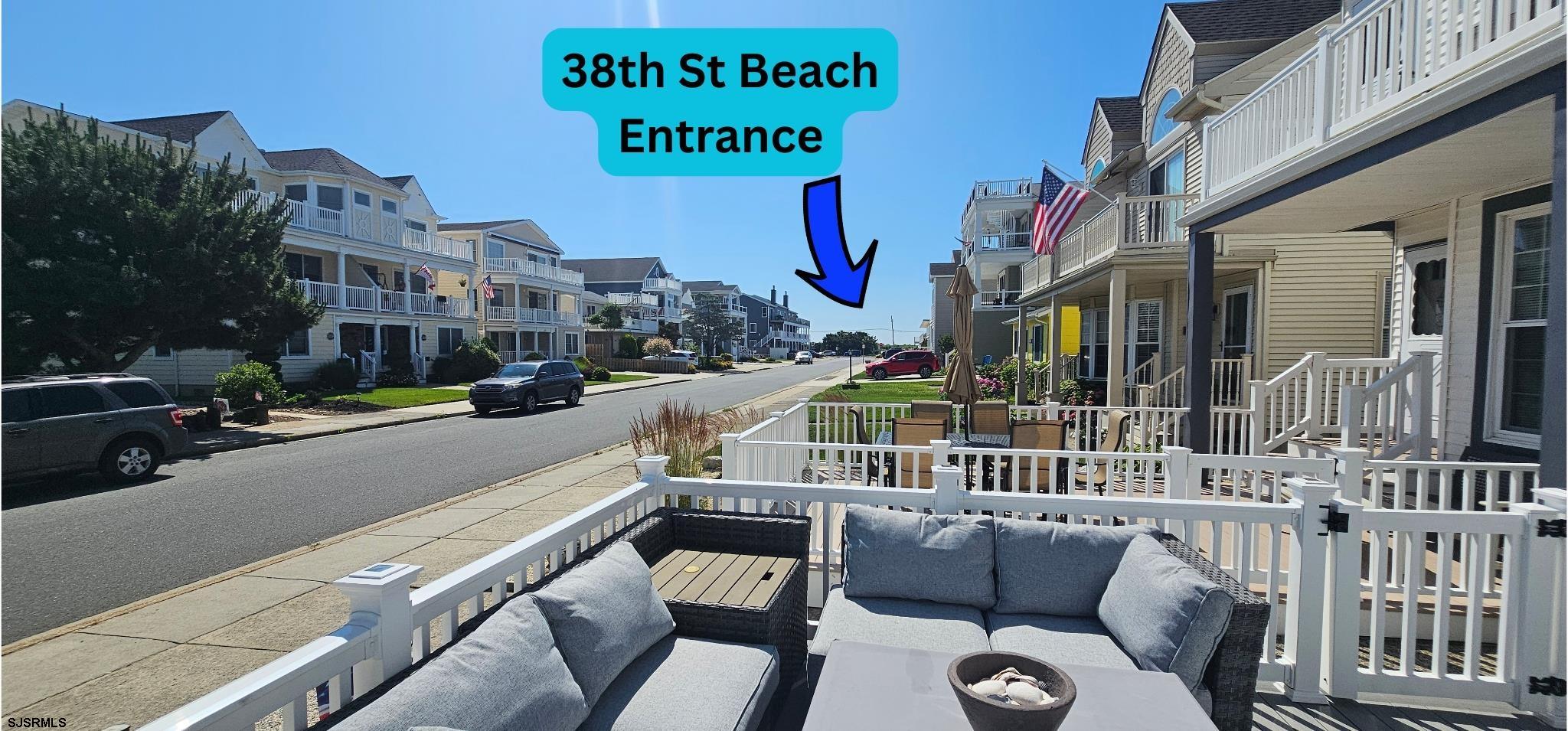 322 38th Street South, Unit B Brigantine, NJ 08203 - Photo 2 of 21 a view of balcony with furniture