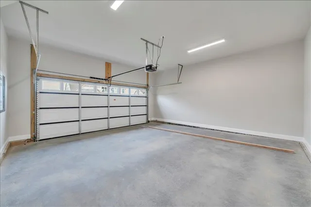 a view of a balcony with wooden floor