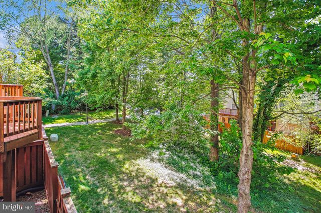 a view of yard from balcony