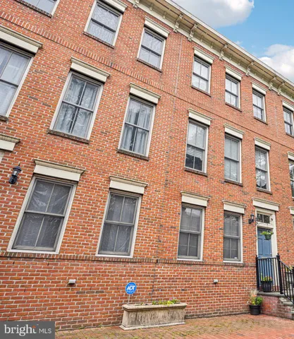 a front view of a building