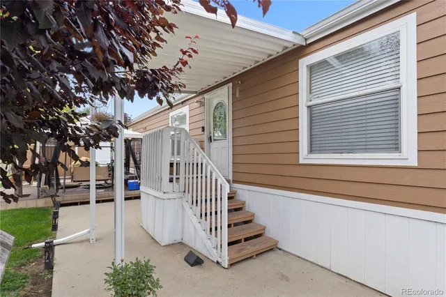 a view of a bench in a house