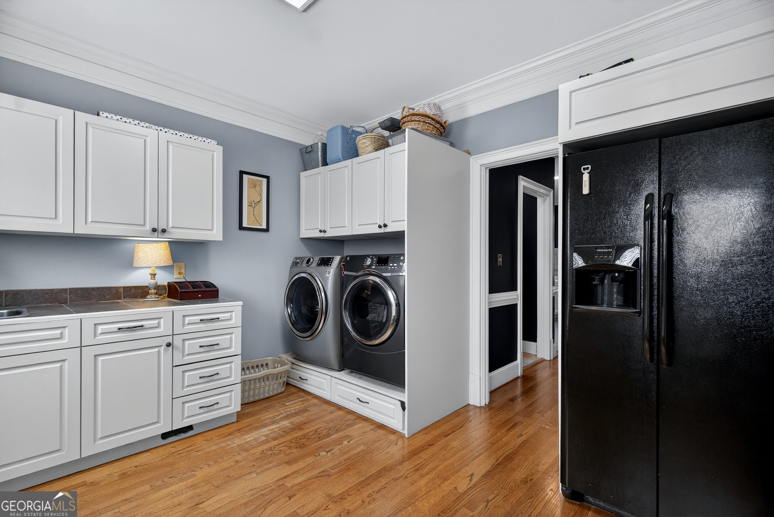638 Cameron Mill Road LaGrange, GA 30240 - Photo 32 of 72 a kitchen with stainless steel appliances granite countertop a refrigerator and a stove