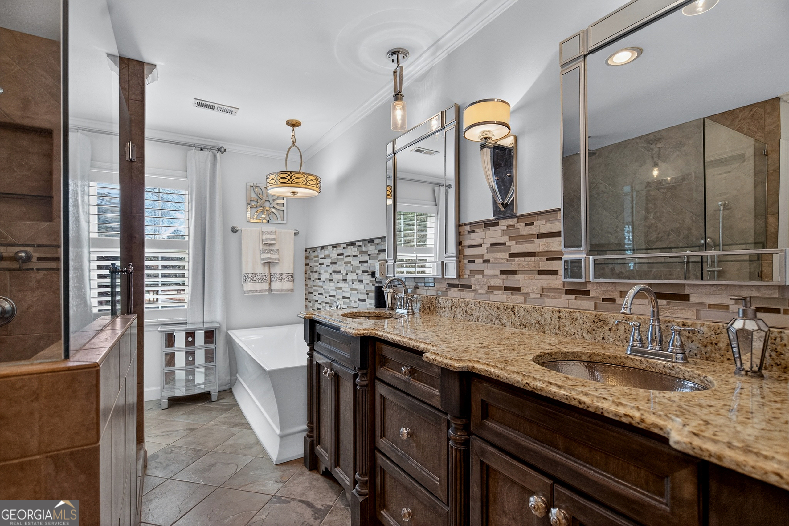 638 Cameron Mill Road LaGrange, GA 30240 - Photo 39 of 72 a bathroom with a sink double vanity and a mirror