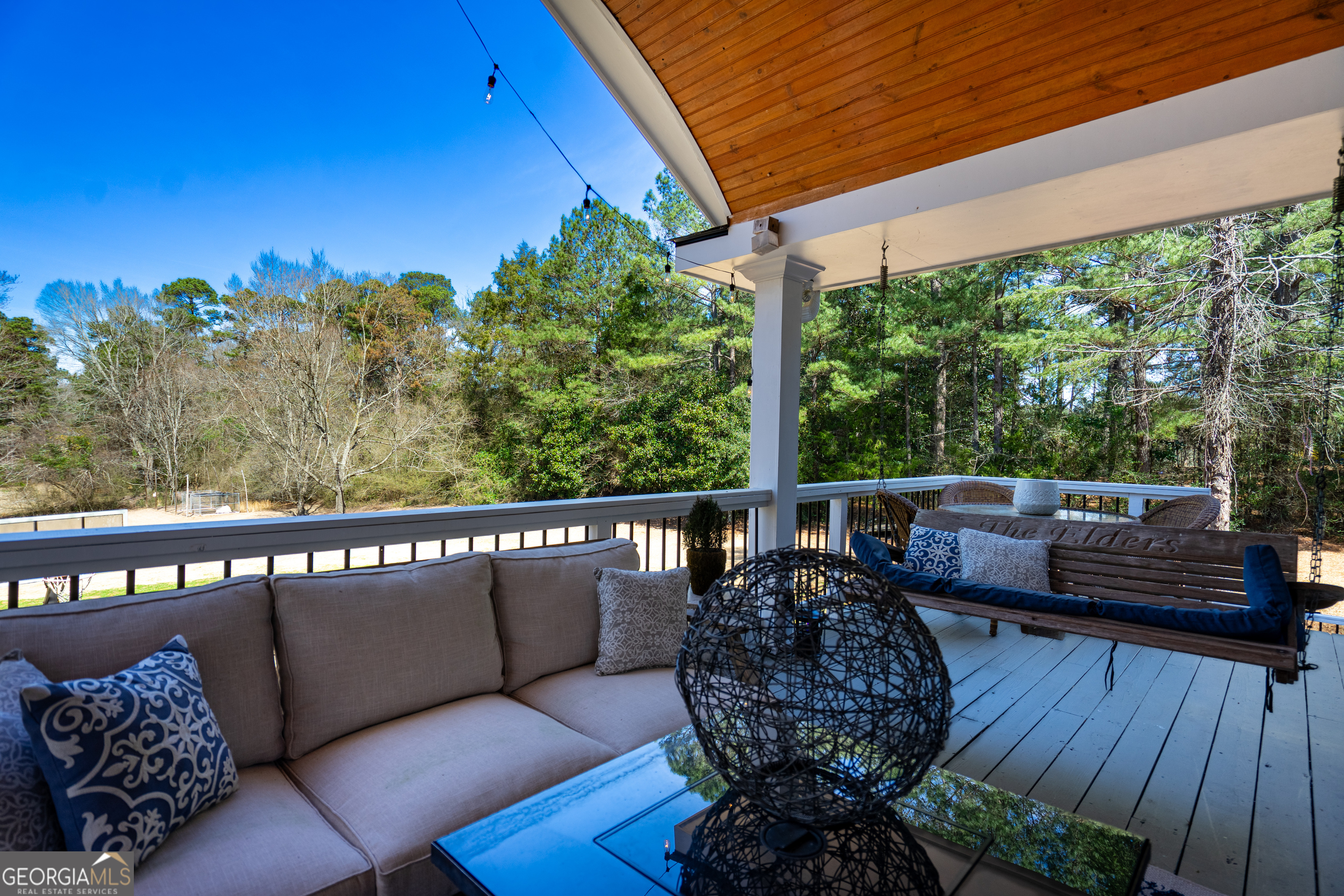 638 Cameron Mill Road LaGrange, GA 30240 - Photo 56 of 72 a balcony with wooden floor and outdoor seating