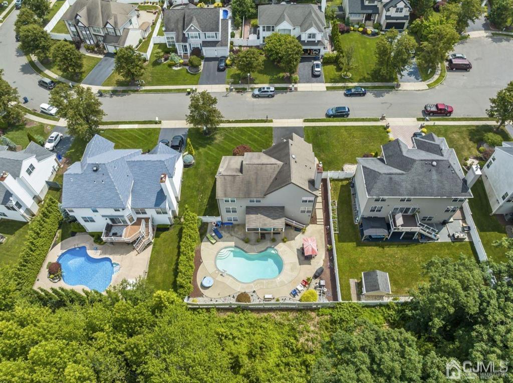 14 Reddington Drive Old Bridge, NJ 07747 - Photo 6 of 40 an aerial view of a house with a swimming pool