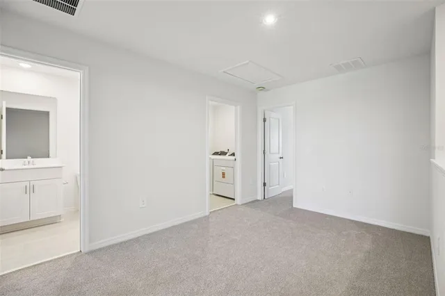 a view of an empty room