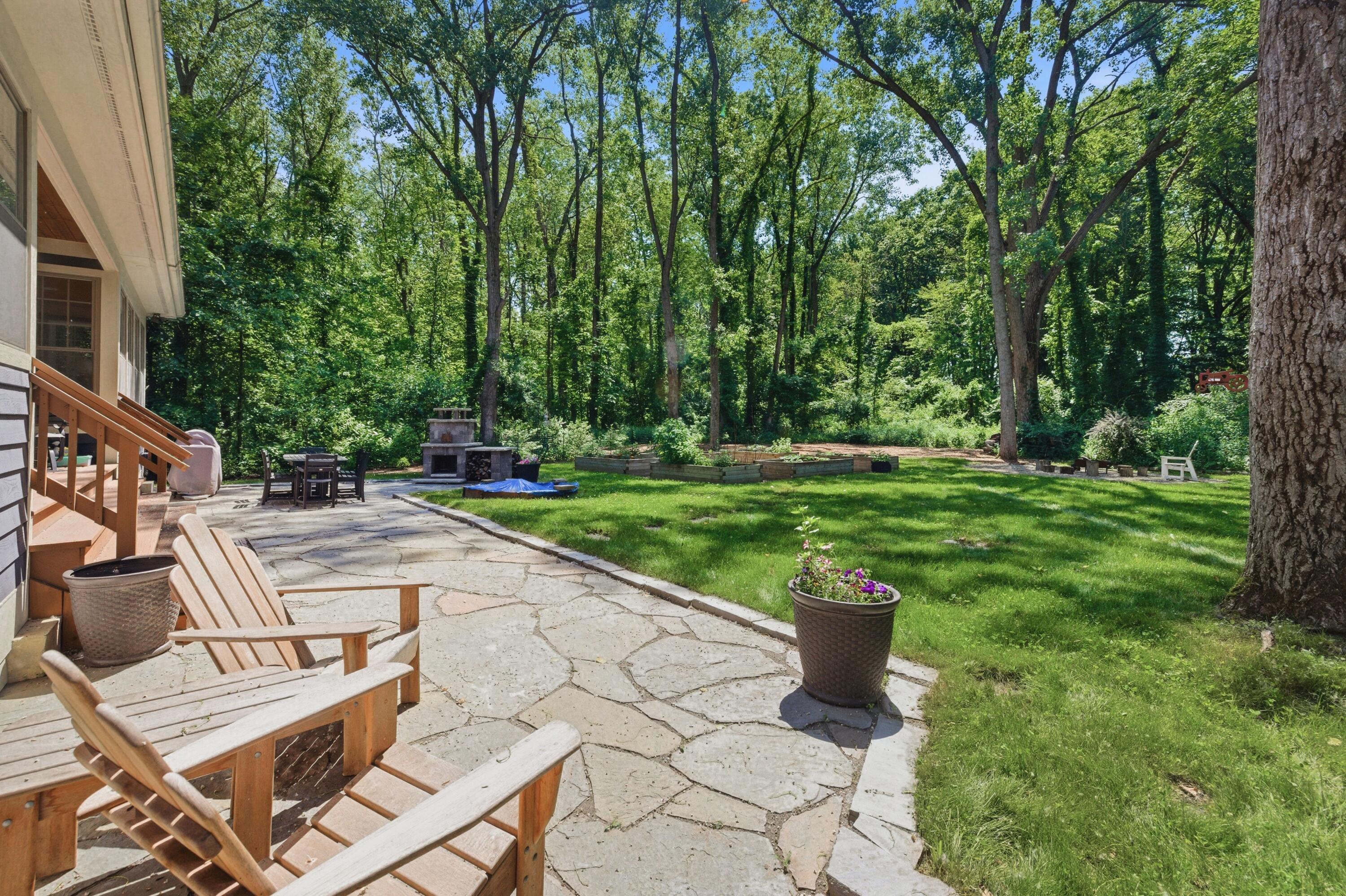 71 Timber Trail Michigan City, IN 46360 - Photo 23 of 27 a view of a patio with a yard
