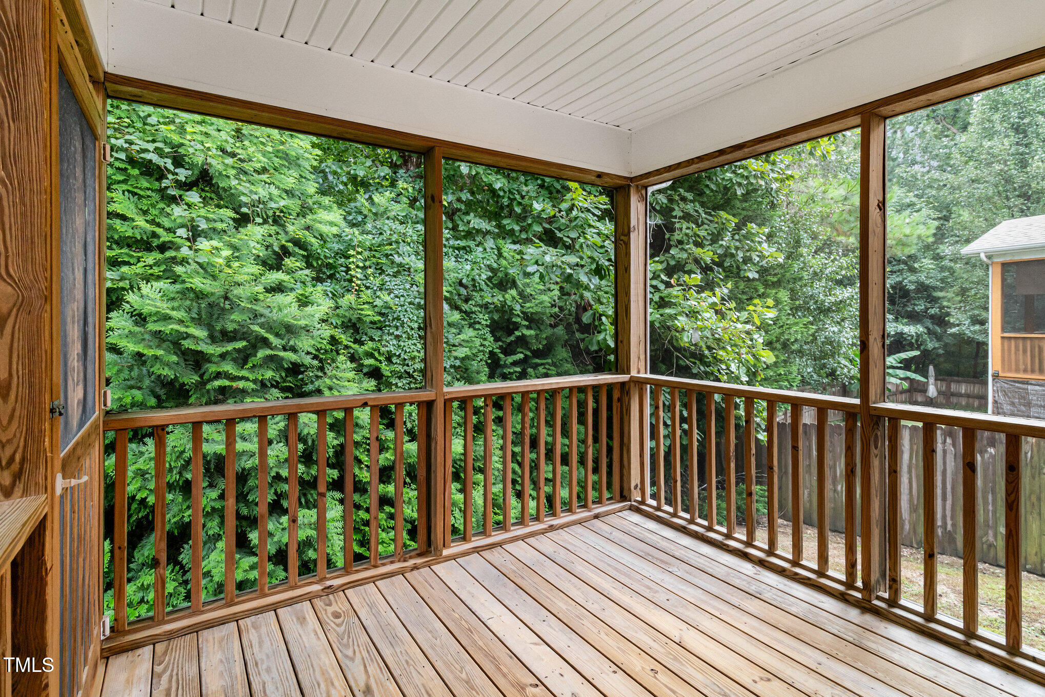5404 Meryton Park Way Raleigh, NC 27616 - Photo 33 of 35 a view of balcony with wooden floor