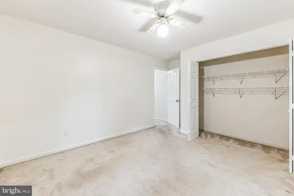 an empty room with a view of a room