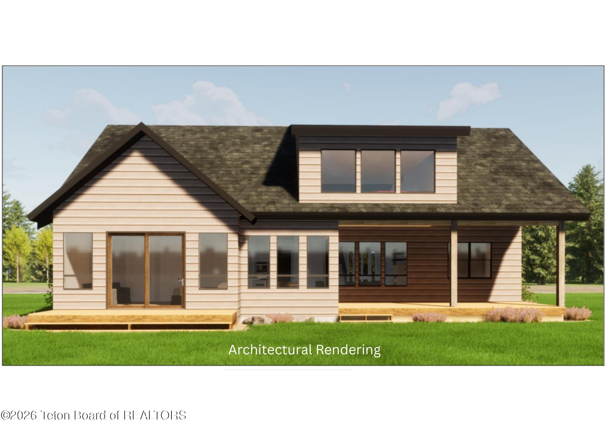 320 Kristen Street Victor, ID 83455 - Photo 2 of 4 Rear of Home - rendering